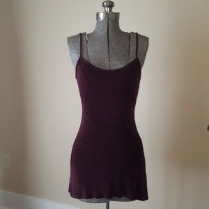 Burgundy little dress